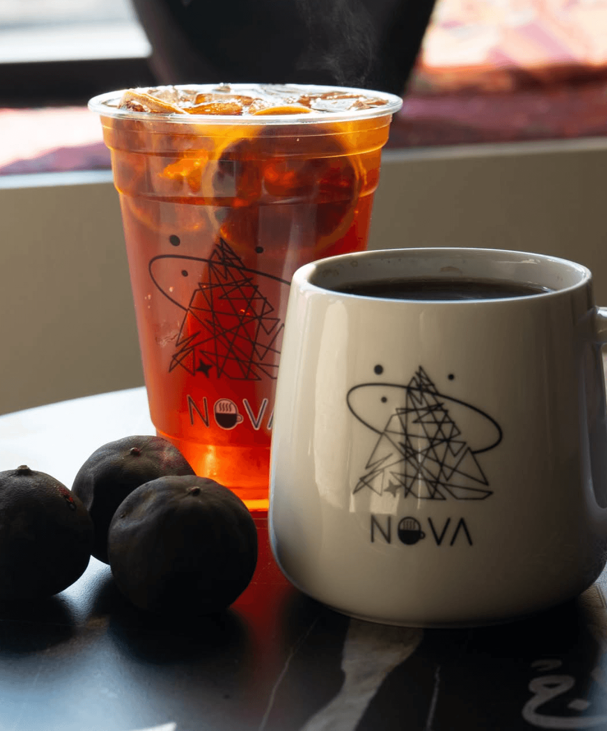 Drinks and desserts at Nova Cafe (Mix1)